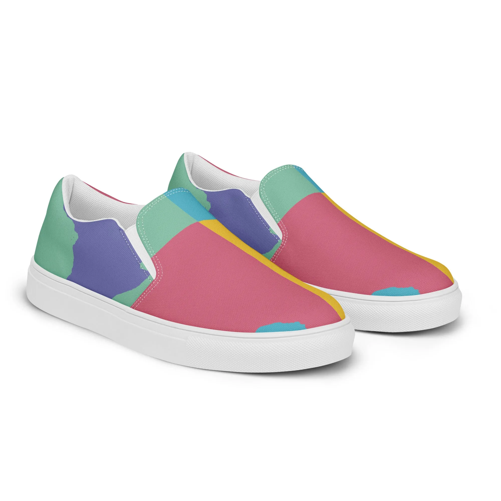 AFRICA WARHOL Men’s Slip-On Canvas Shoes (Retro)