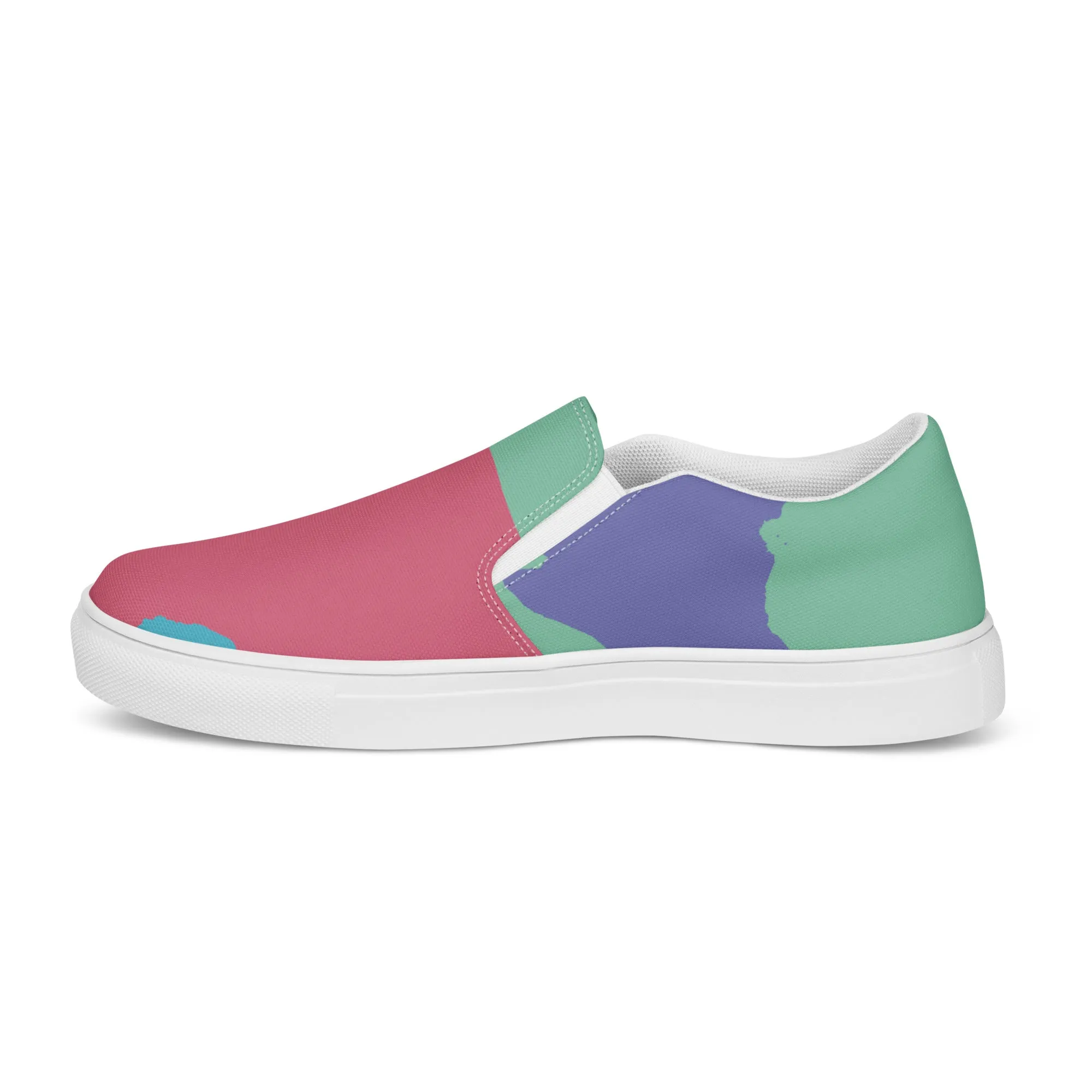 AFRICA WARHOL Women’s Slip-On Canvas Shoes (Retro)