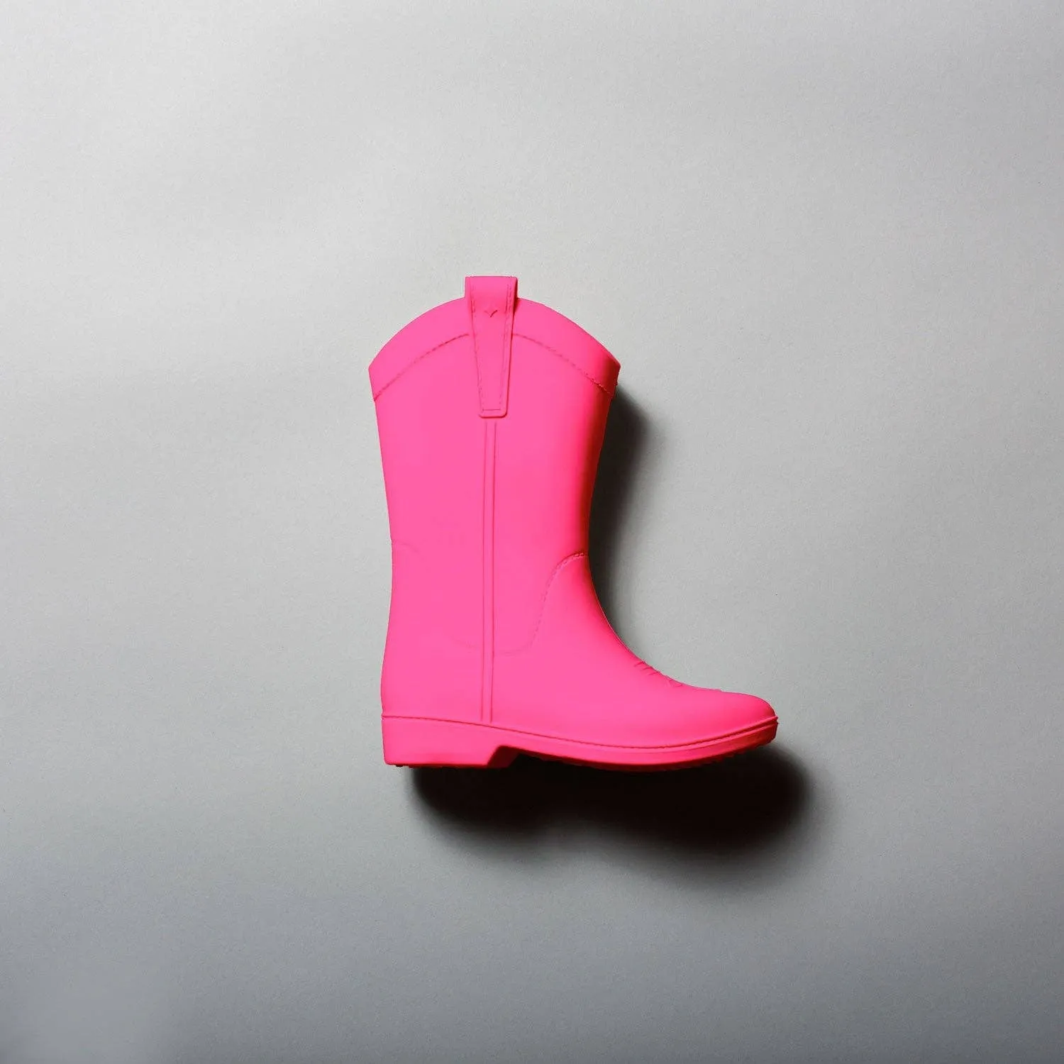 Atomic Pink All Weather Rubber Cowboy Boots