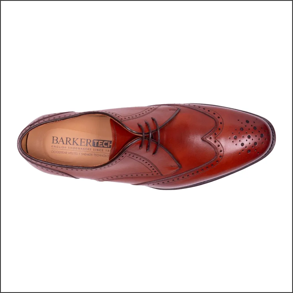 Barker Bakewell Chestnut Calf Derby@