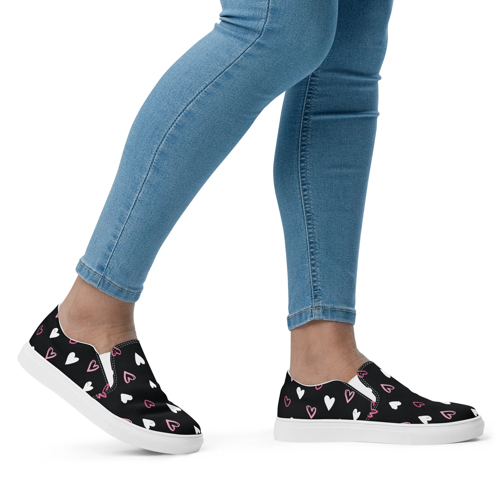 BE MY VALENTINE Women’s Slip-On Canvas Shoes