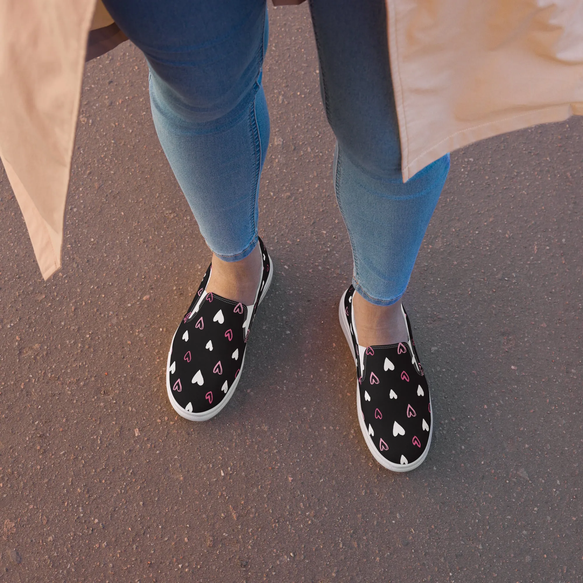 BE MY VALENTINE Women’s Slip-On Canvas Shoes