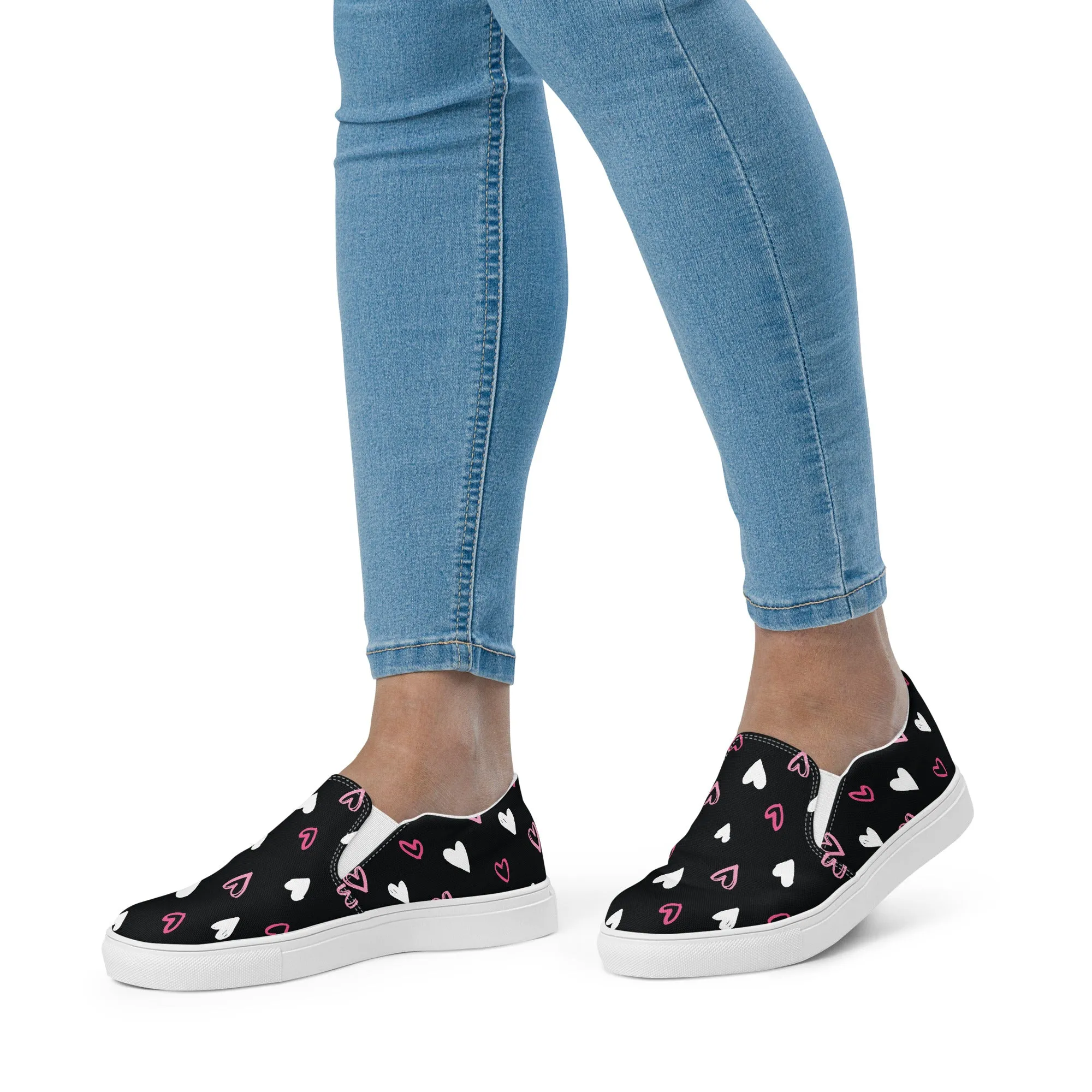 BE MY VALENTINE Women’s Slip-On Canvas Shoes