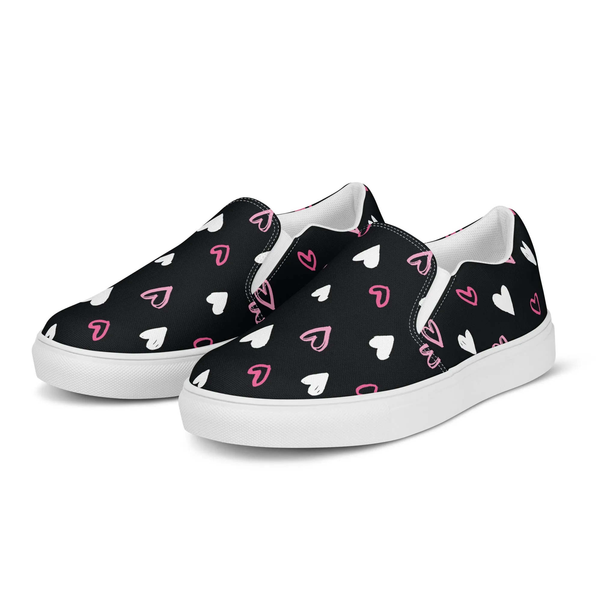 BE MY VALENTINE Women’s Slip-On Canvas Shoes