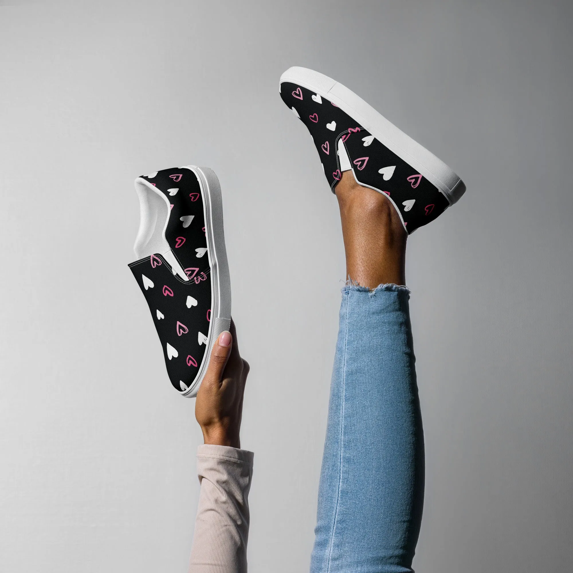 BE MY VALENTINE Women’s Slip-On Canvas Shoes