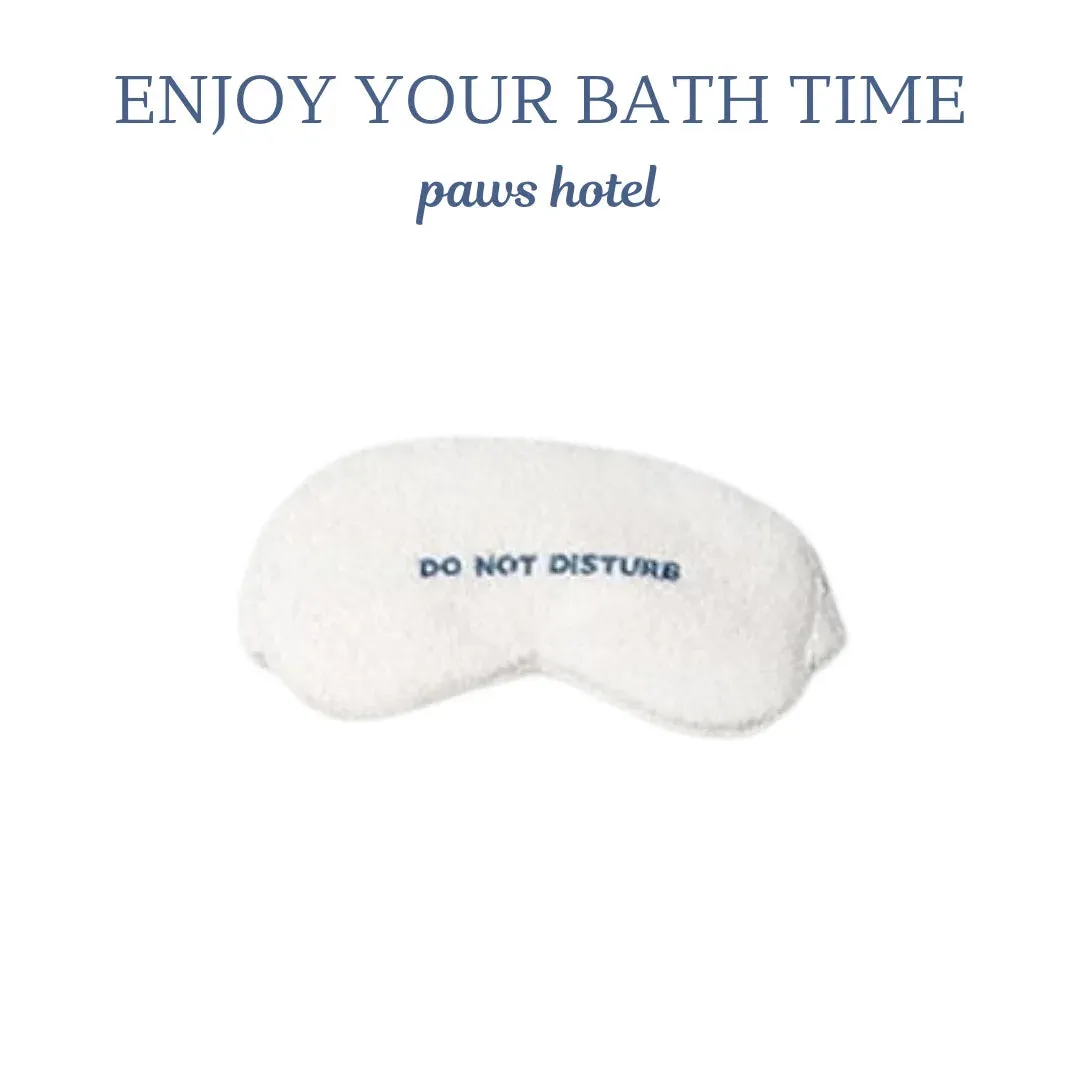 [Best for IG TT] Pawtel Deluxe Set Hotel Style Pet Clothes Slippers Eye Mask