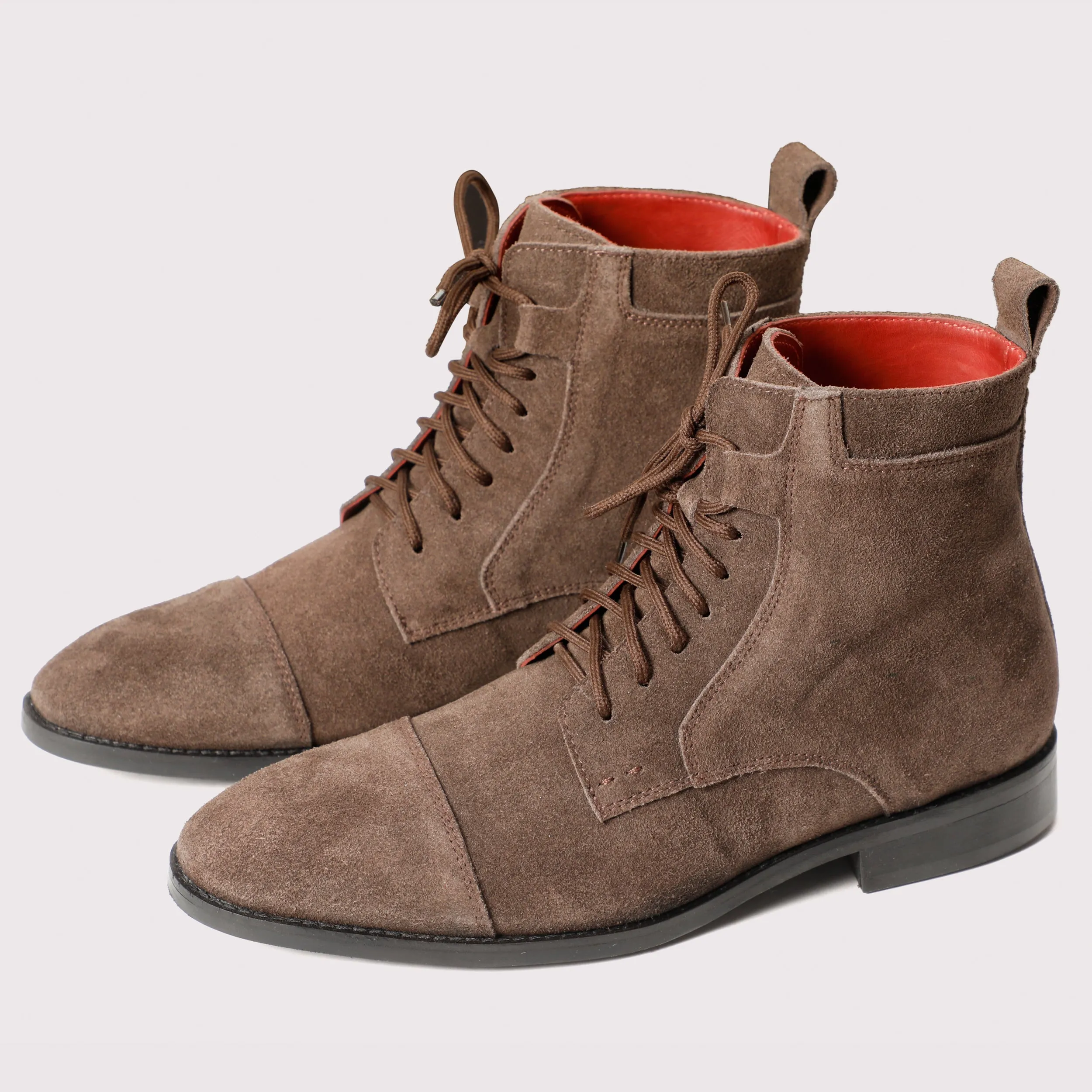 Brunello Suede Boots - Brown