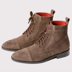 Brunello Suede Boots - Brown