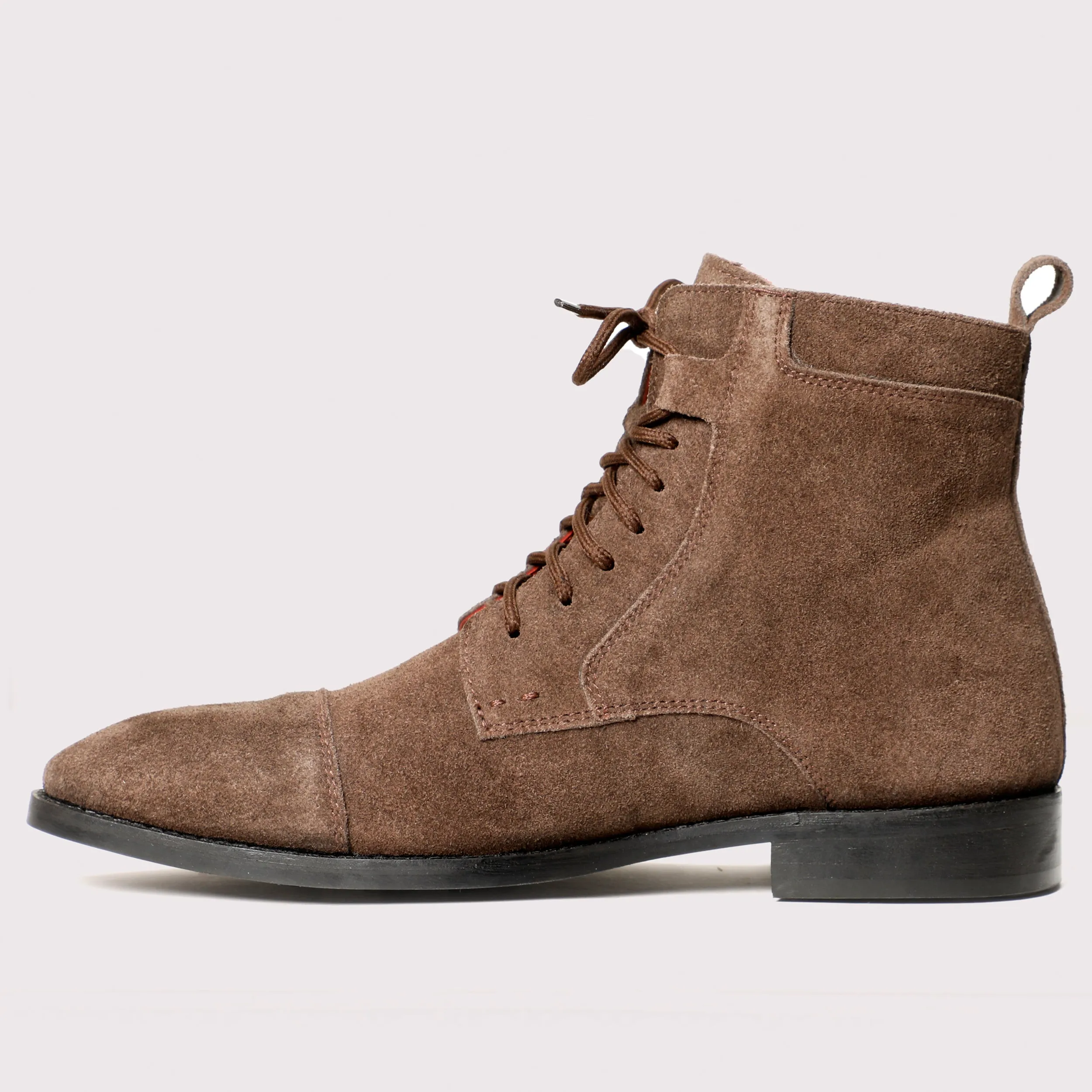 Brunello Suede Boots - Brown