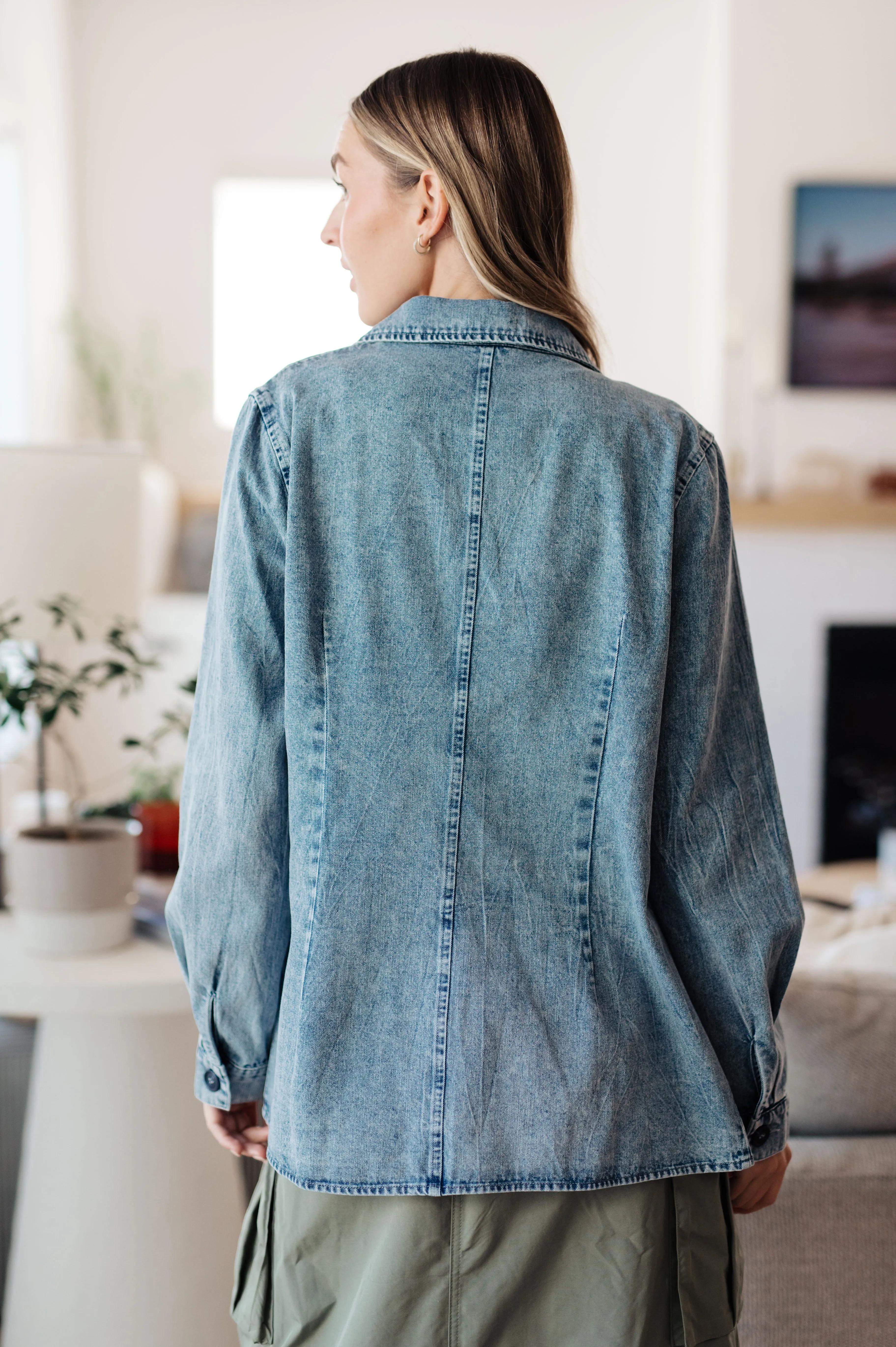 Business Brunch Denim Blazer - 10/19/2023