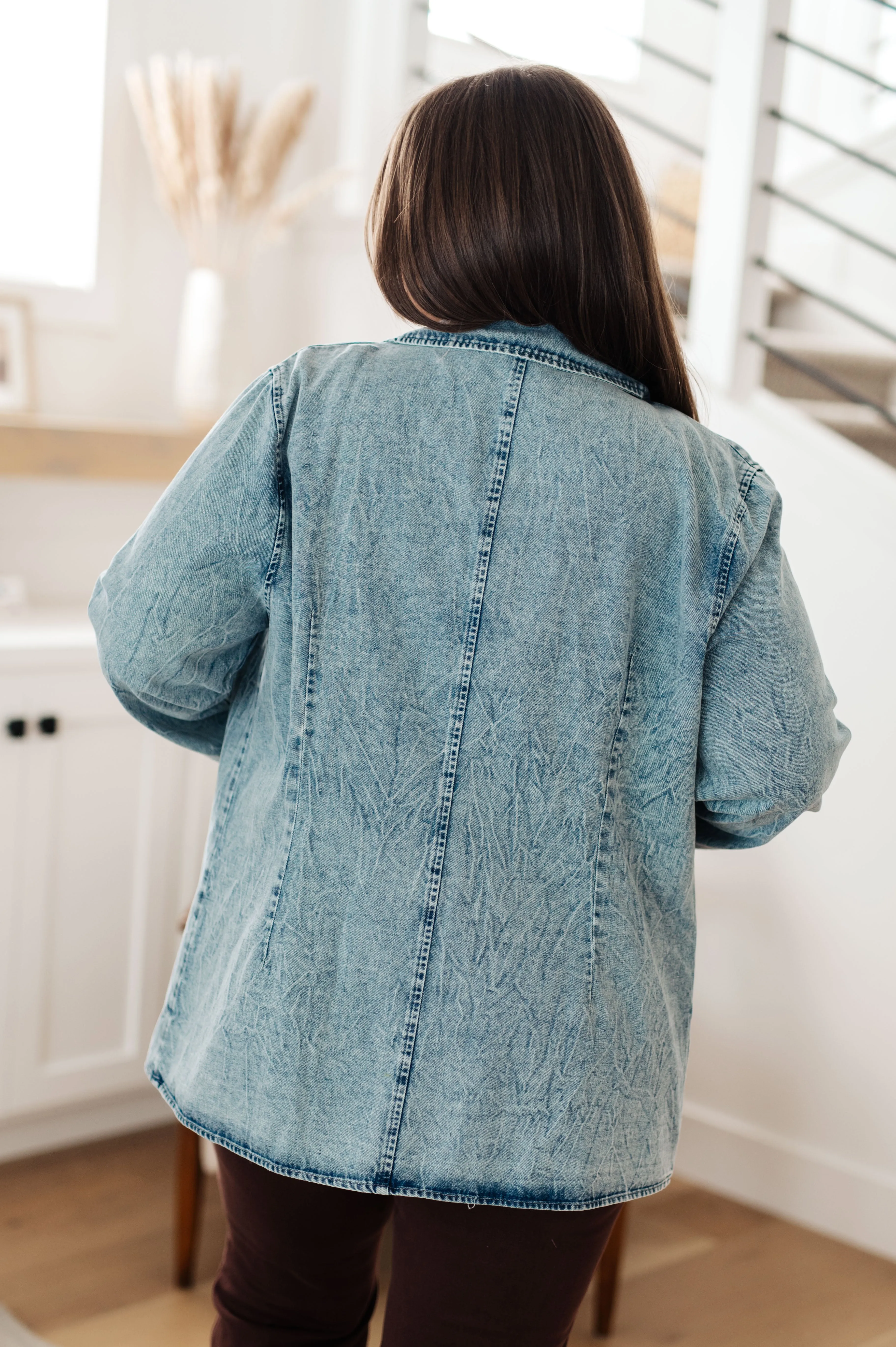 Business Brunch Denim Blazer - 10/19/2023
