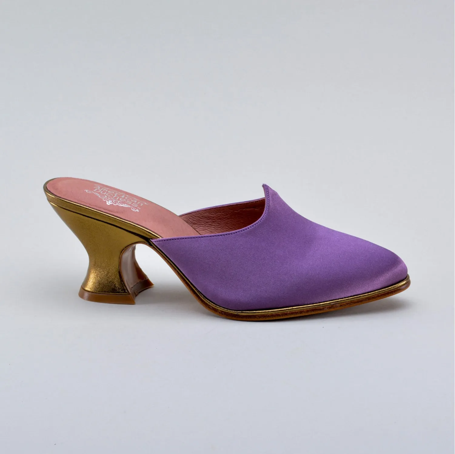Charlotte Women's 18th Century Mules (Dusty Purple)