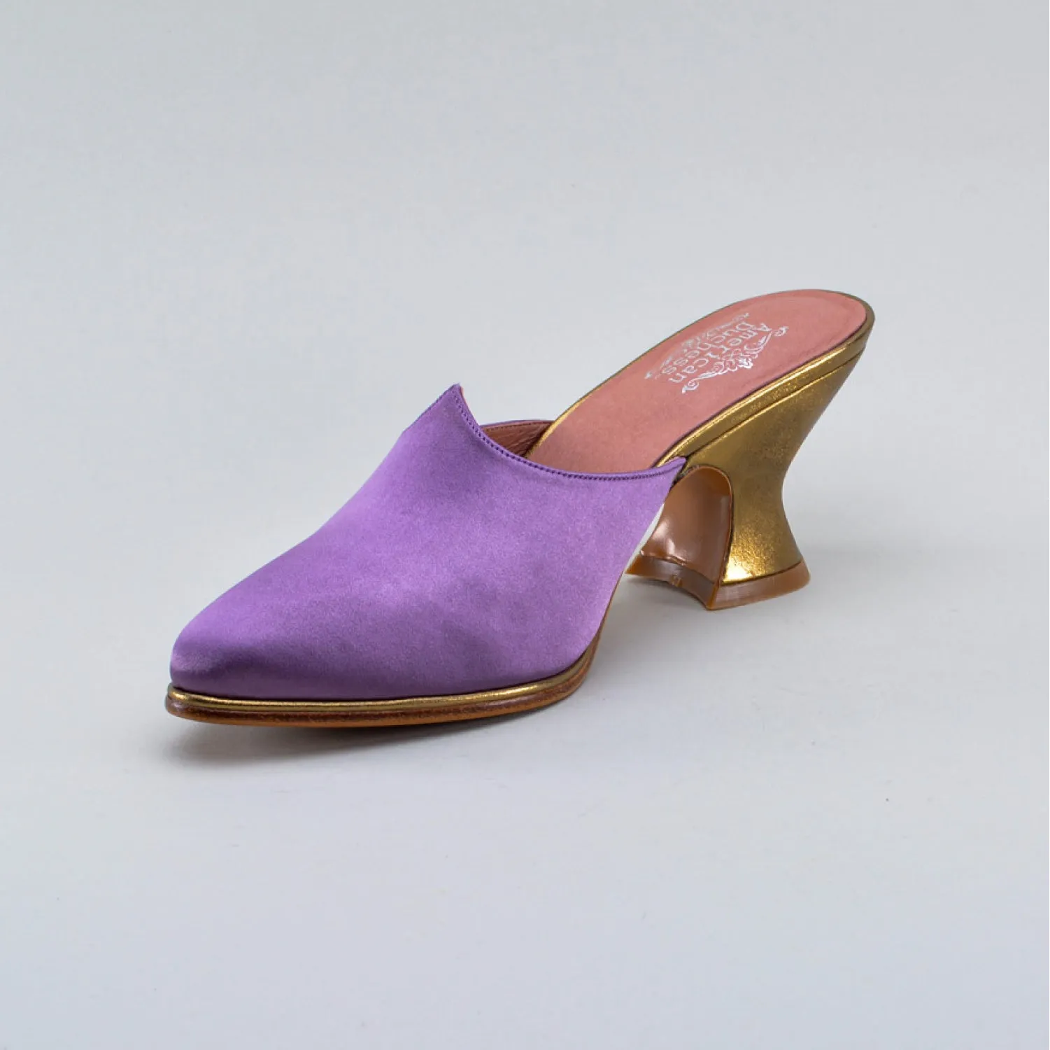 Charlotte Women's 18th Century Mules (Dusty Purple)