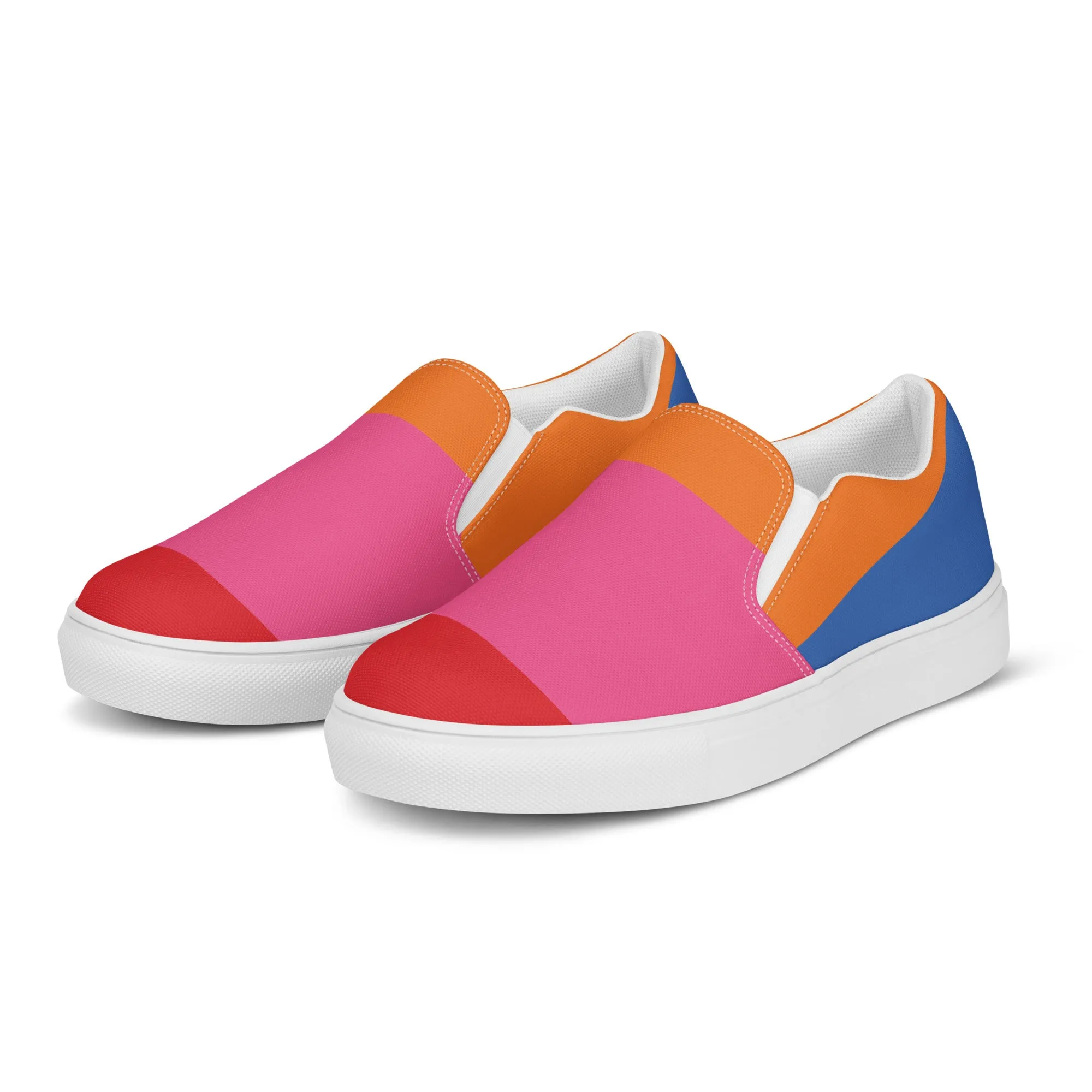 COLORFUL Men’s Slip-On Canvas Shoes (80's VIbe)