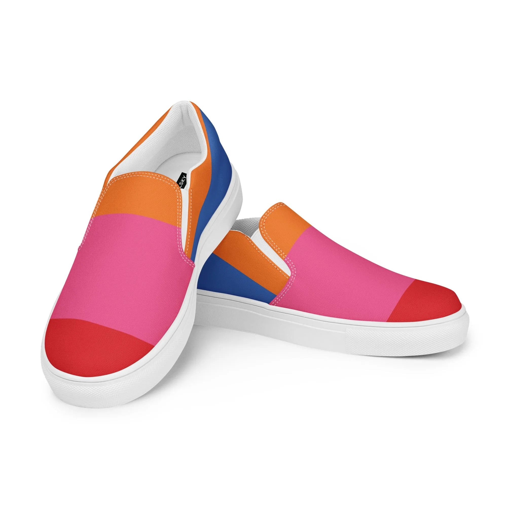 COLORFUL Men’s Slip-On Canvas Shoes (80's VIbe)