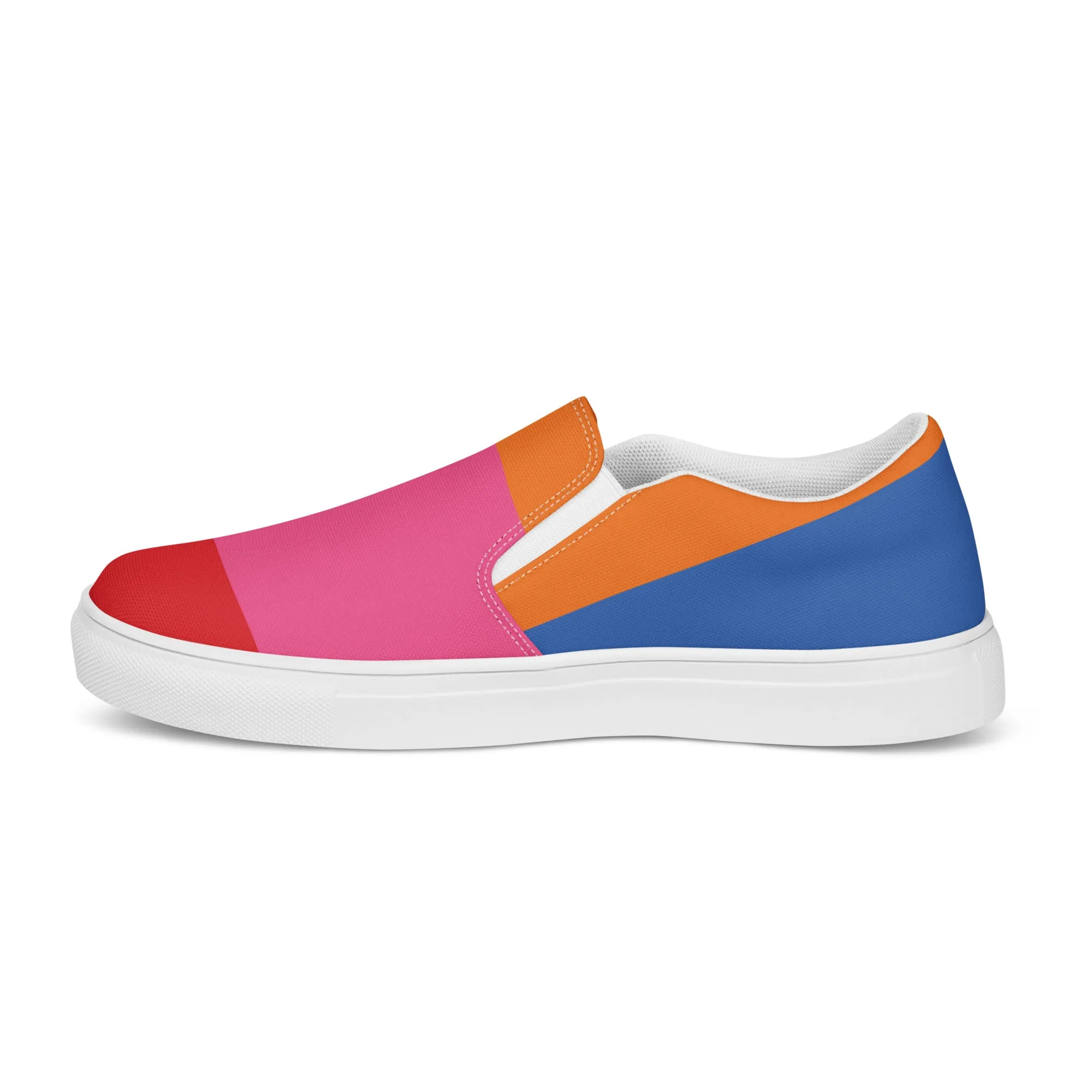 COLORFUL Men’s Slip-On Canvas Shoes (80's VIbe)