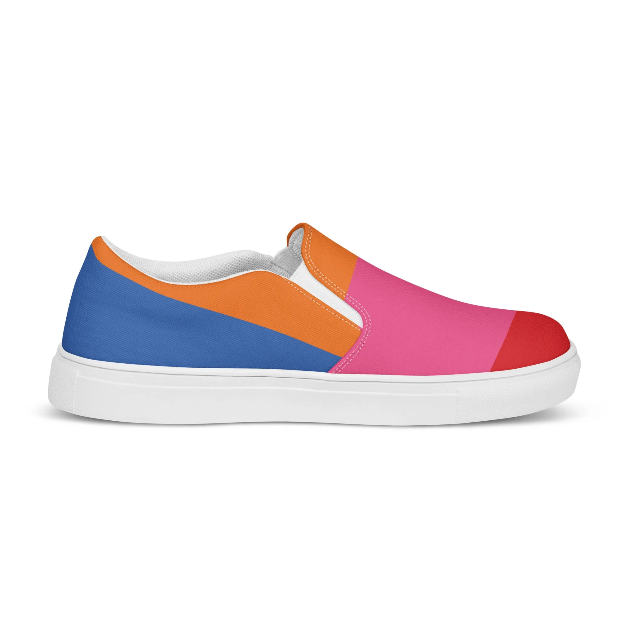 COLORFUL Men’s Slip-On Canvas Shoes (80's VIbe)