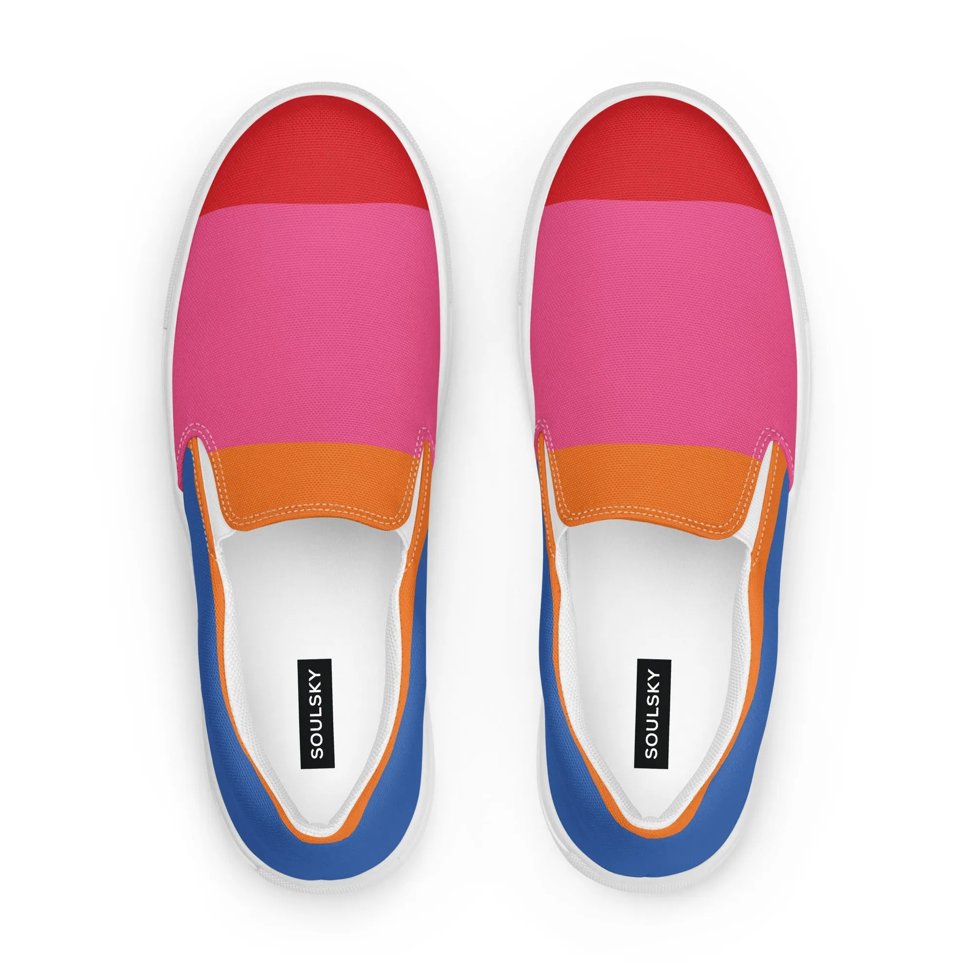 COLORFUL Men’s Slip-On Canvas Shoes (80's VIbe)
