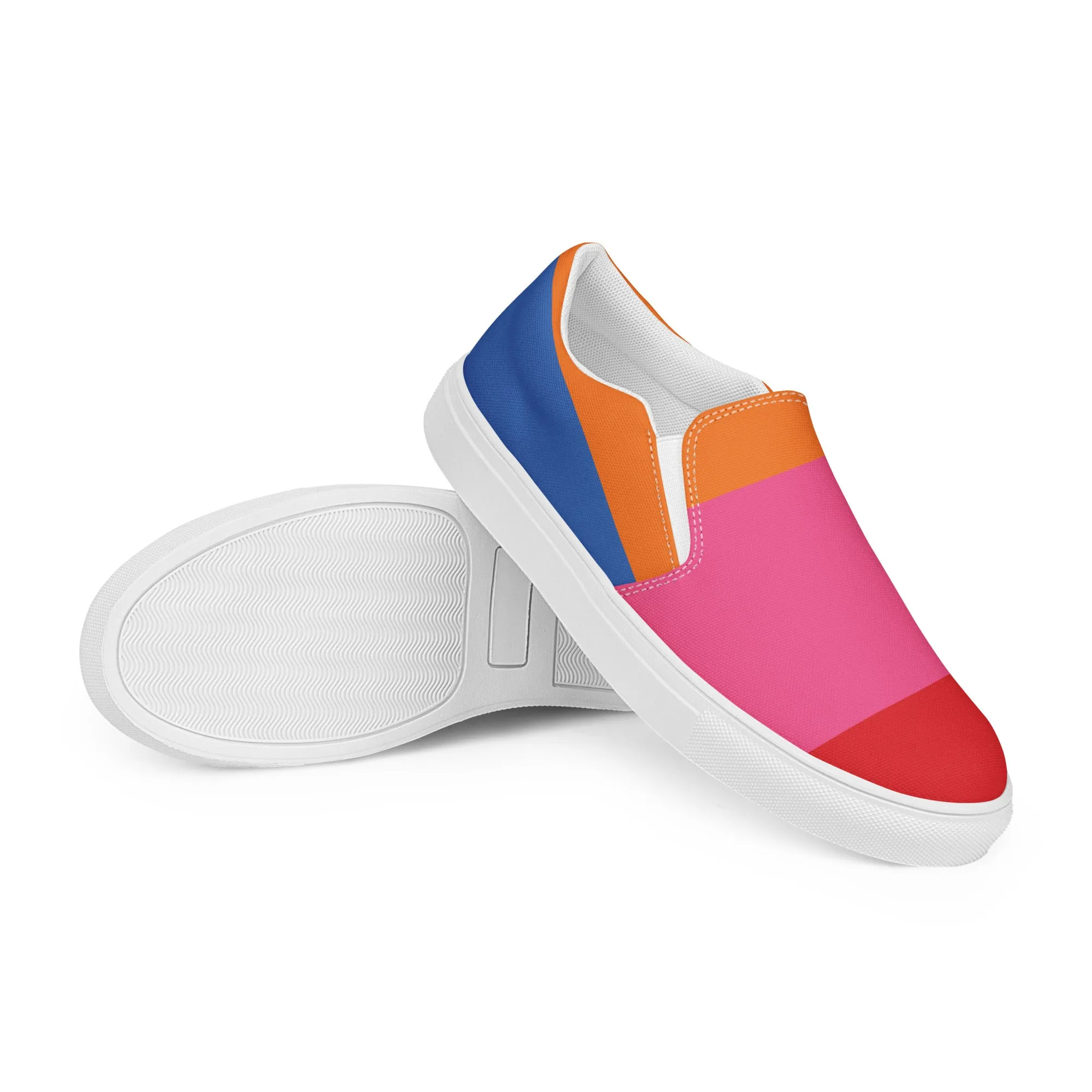 COLORFUL Men’s Slip-On Canvas Shoes (80's VIbe)