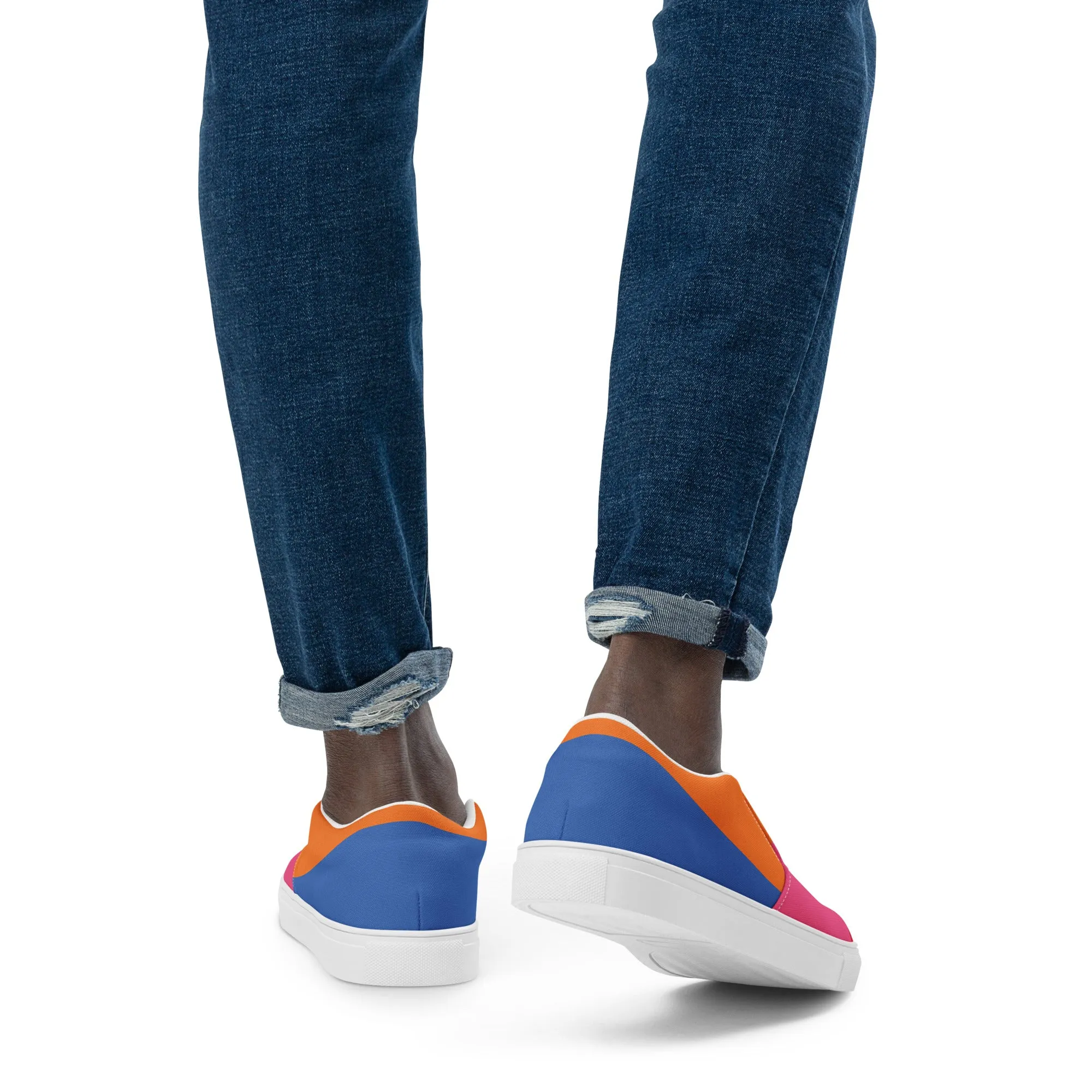 COLORFUL Men’s Slip-On Canvas Shoes (80's VIbe)