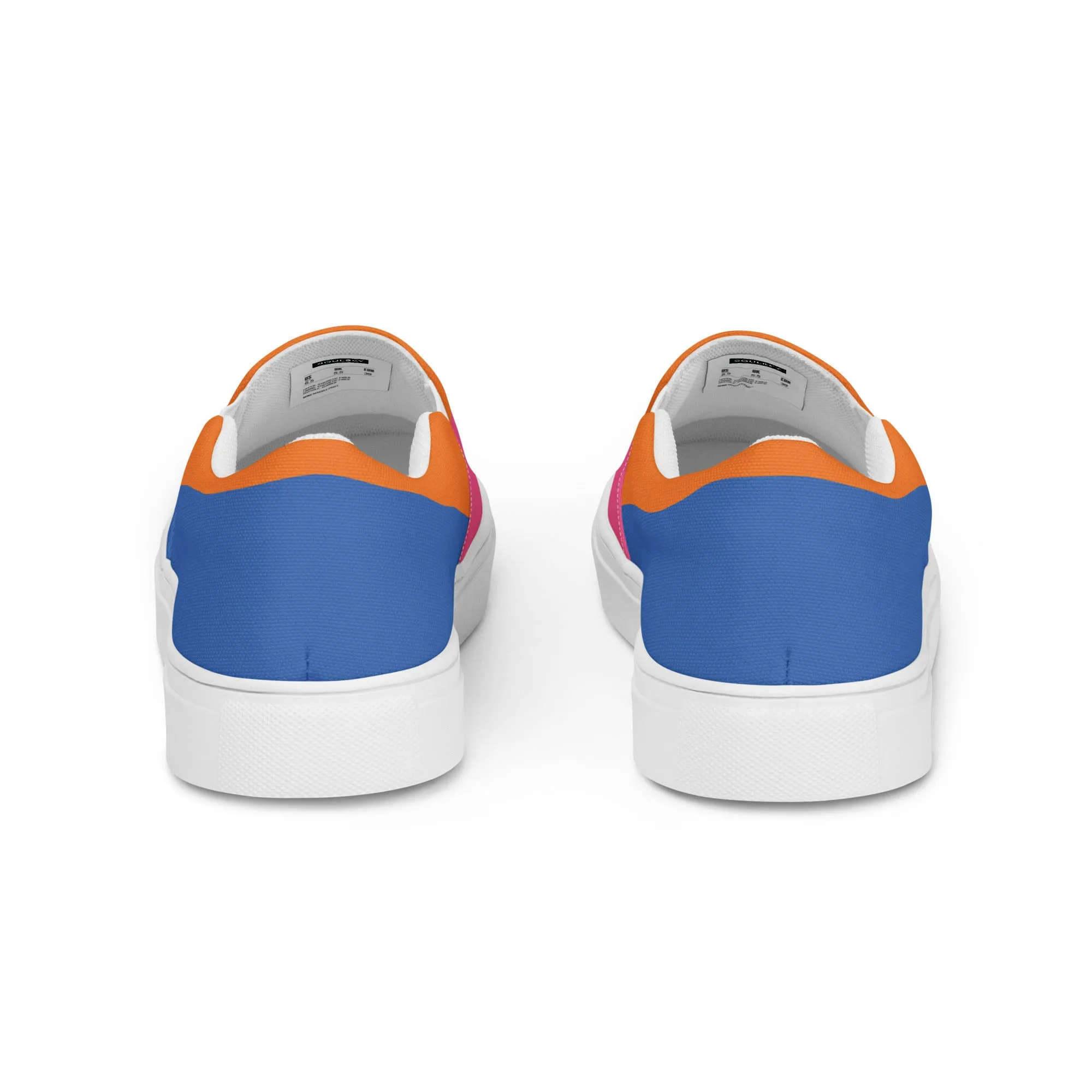 COLORFUL Men’s Slip-On Canvas Shoes (80's VIbe)