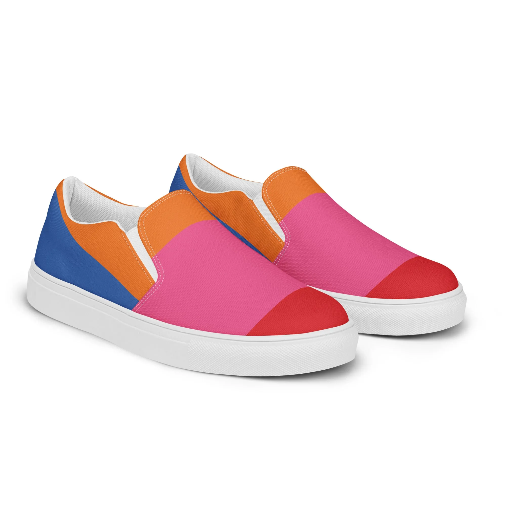 COLORFUL Men’s Slip-On Canvas Shoes (80's VIbe)