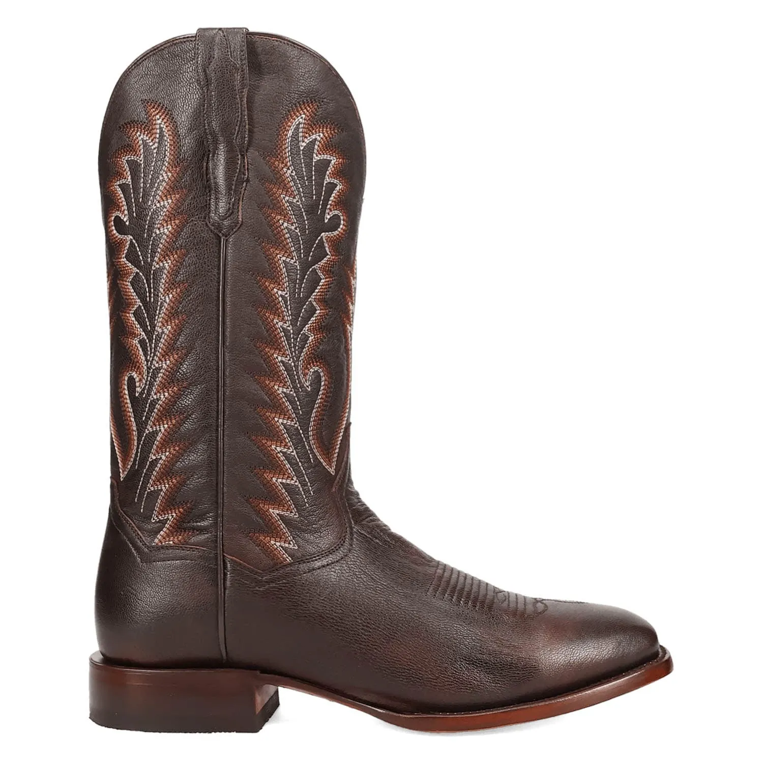 Dan Post Mens Jerry Brown Leather Cowboy Boots