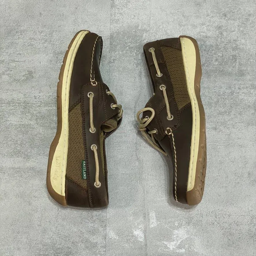 EASTLAND Brown Solstice Boat Shoes SZ 7