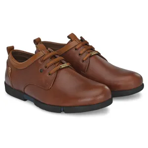 Egoss Casual Leather Derby Shoes For Men