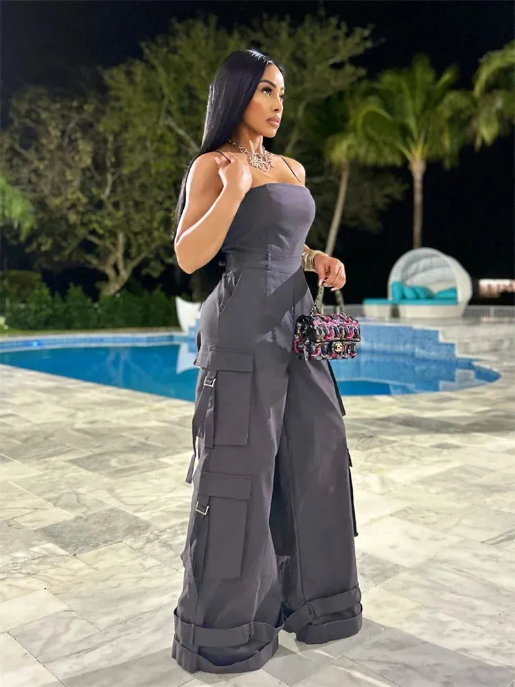 Elegant Mid Waist Jumpsuit