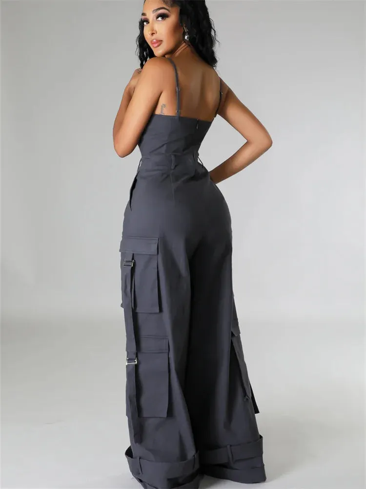 Elegant Mid Waist Jumpsuit