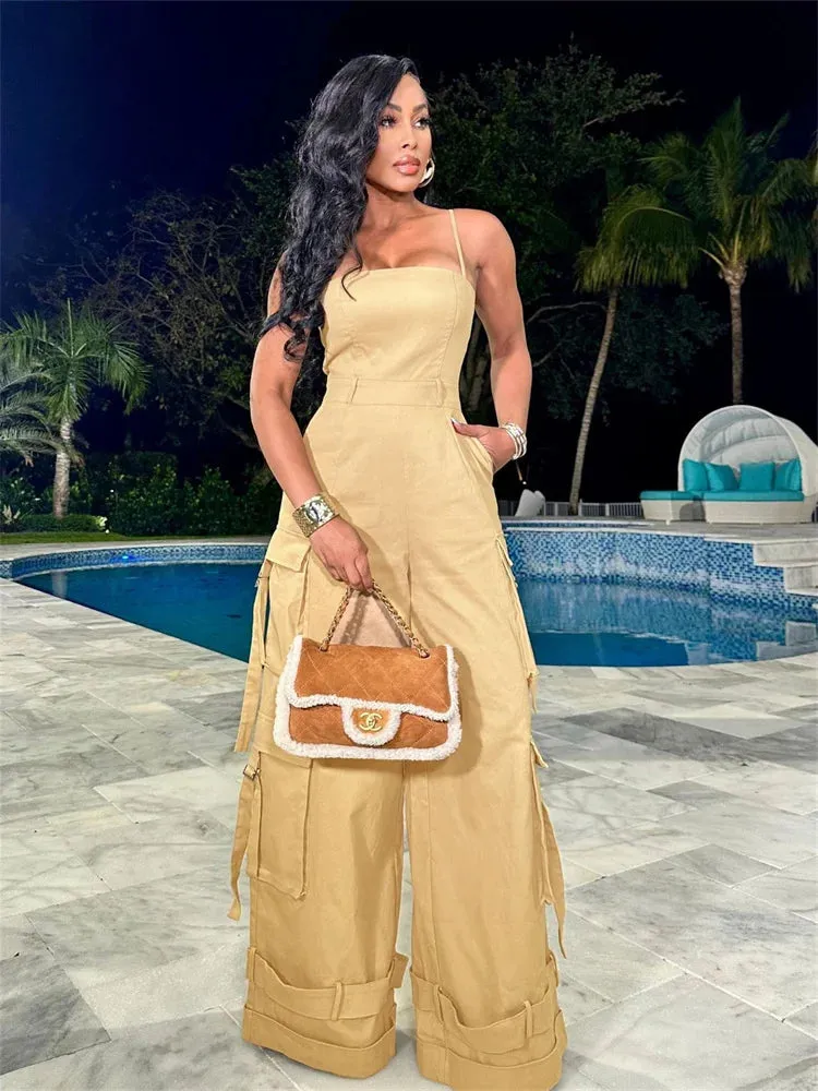 Elegant Mid Waist Jumpsuit