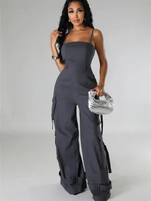 Elegant Mid Waist Jumpsuit