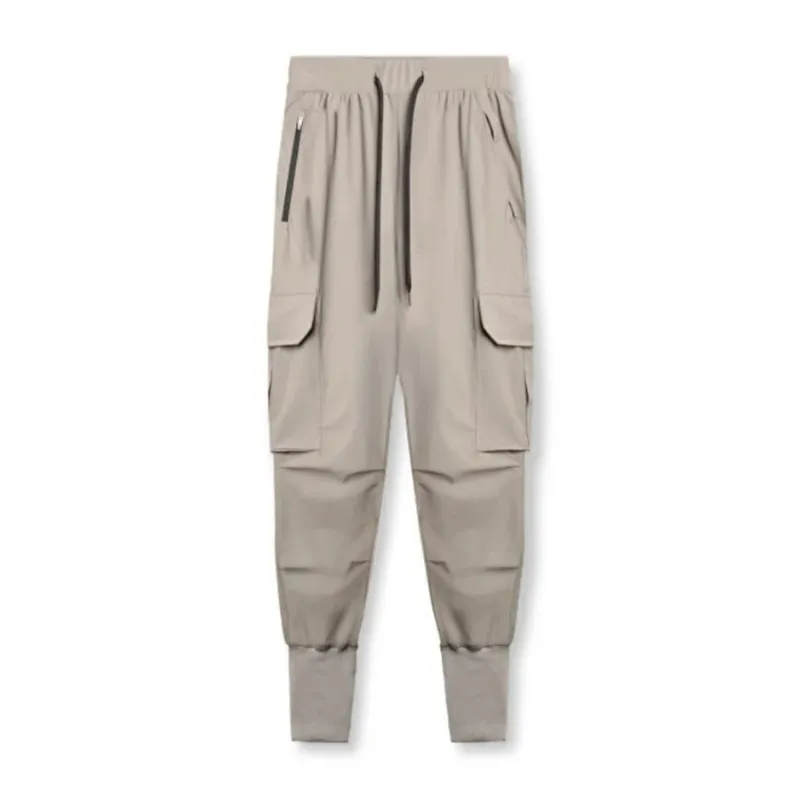 Komfort - Cargo Broek Heren – Stijlvolle Joggingbroek met Grote Zakken, Verstelbare Taille
