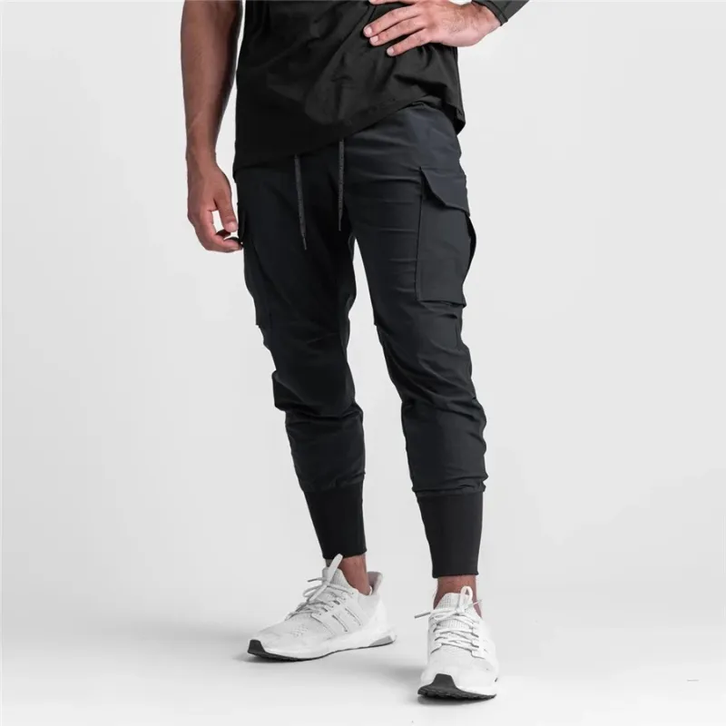 Komfort - Cargo Broek Heren – Stijlvolle Joggingbroek met Grote Zakken, Verstelbare Taille