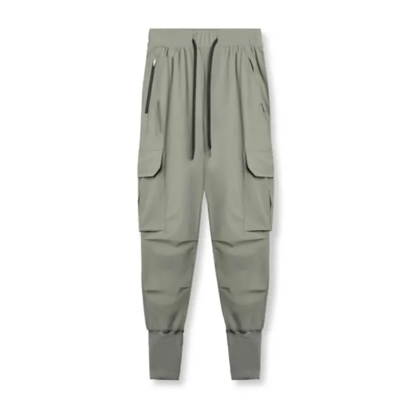 Komfort - Cargo Broek Heren – Stijlvolle Joggingbroek met Grote Zakken, Verstelbare Taille
