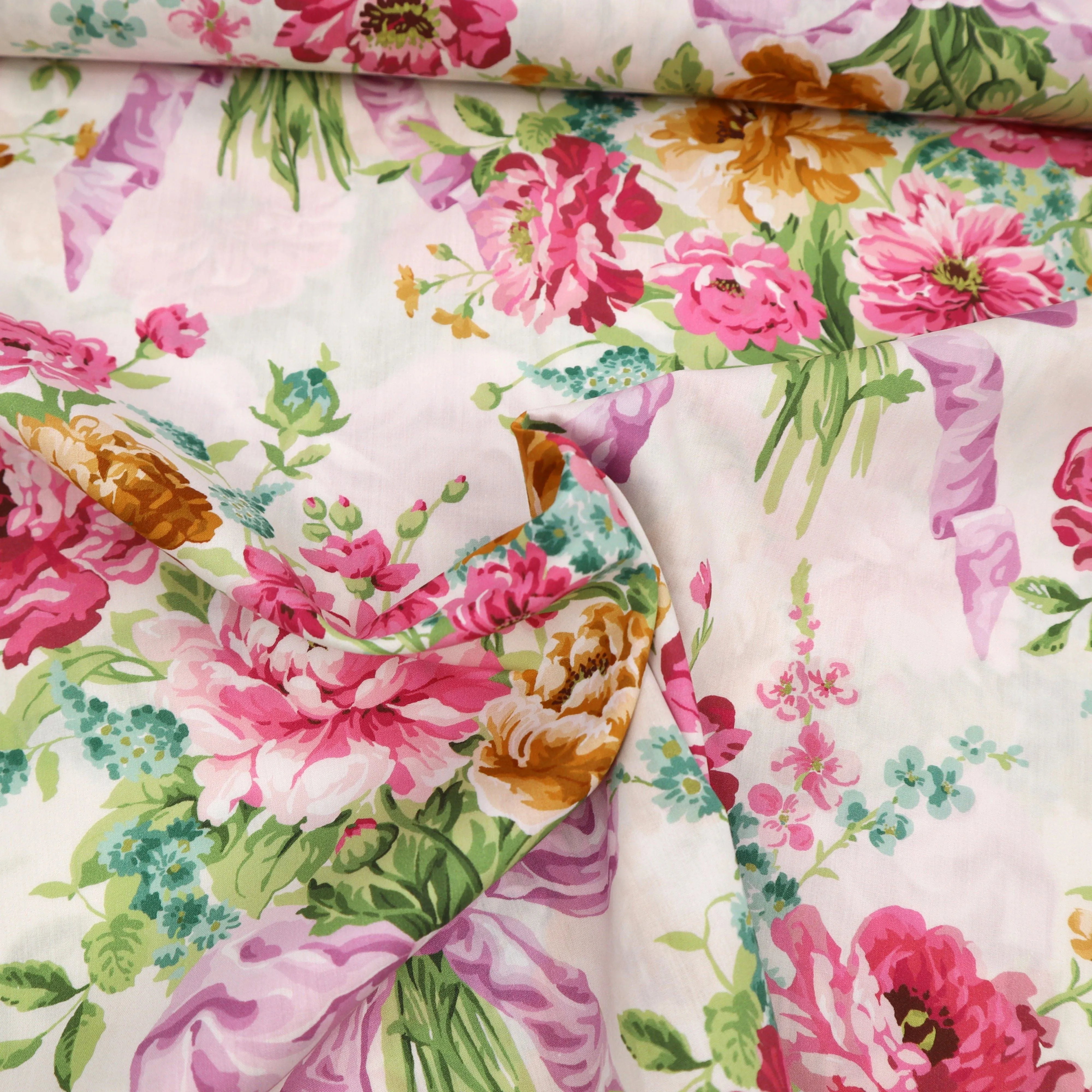 Liberty Fabrics x Bridgerton Bow Bouquet C Tana Lawn™ Cotton