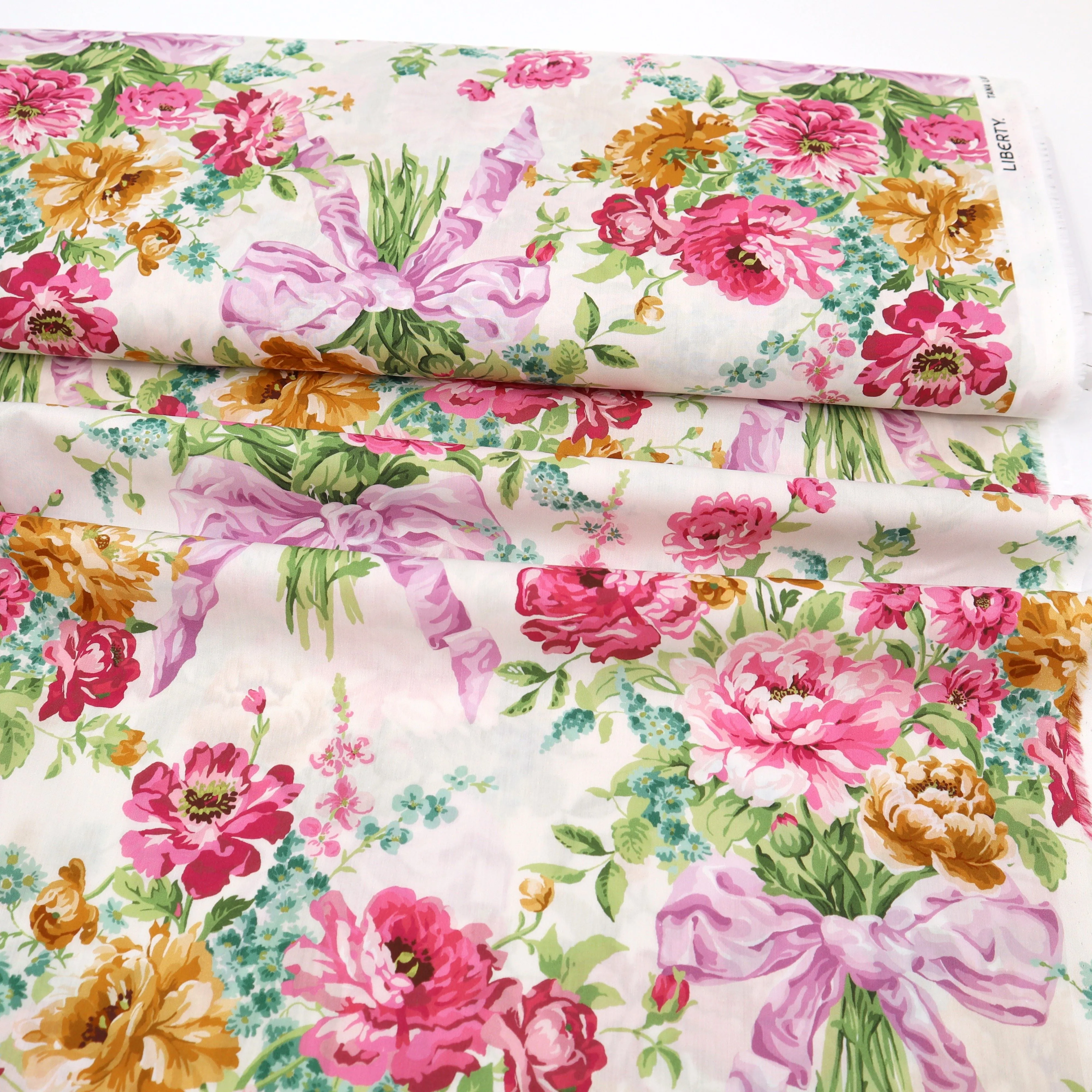 Liberty Fabrics x Bridgerton Bow Bouquet C Tana Lawn™ Cotton