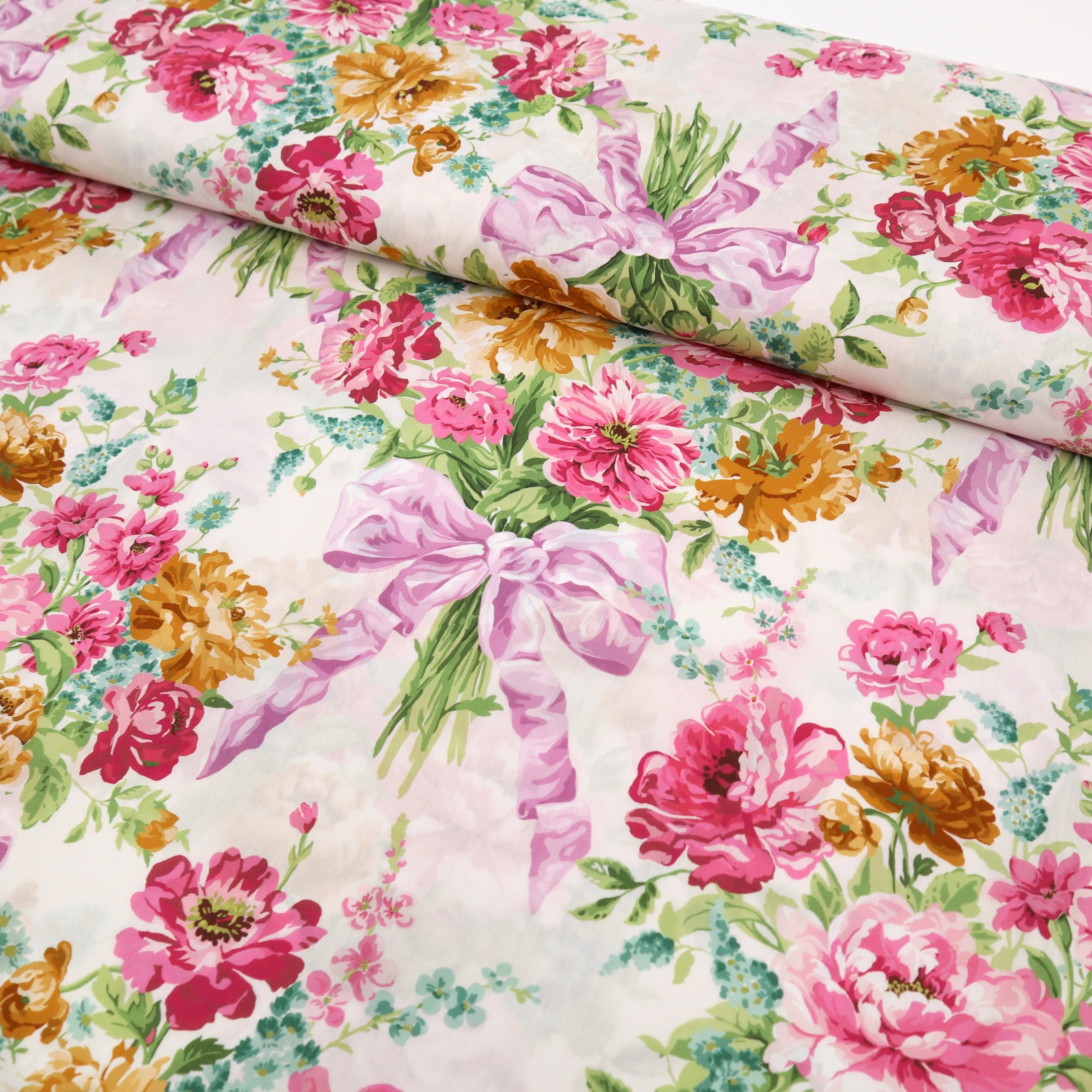 Liberty Fabrics x Bridgerton Bow Bouquet C Tana Lawn™ Cotton