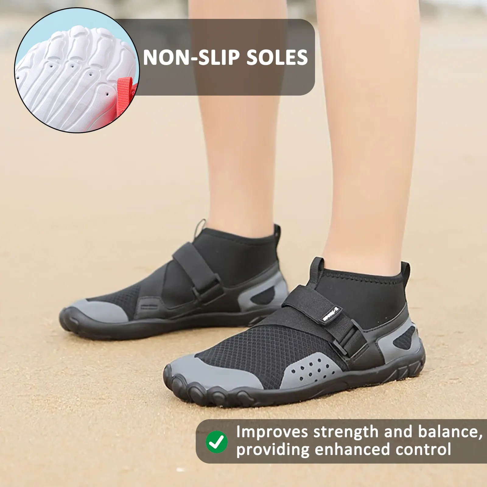 Lightweight Breathable Water Shoes Outdoor Activities, Surfing, Fishing, Hiking, Swimming Shoes (Unisex)