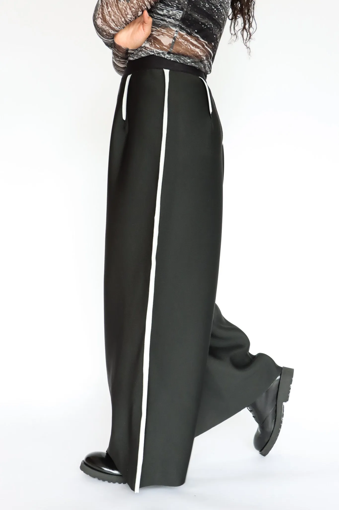 maria calderara Neoprene Super Wide Pants