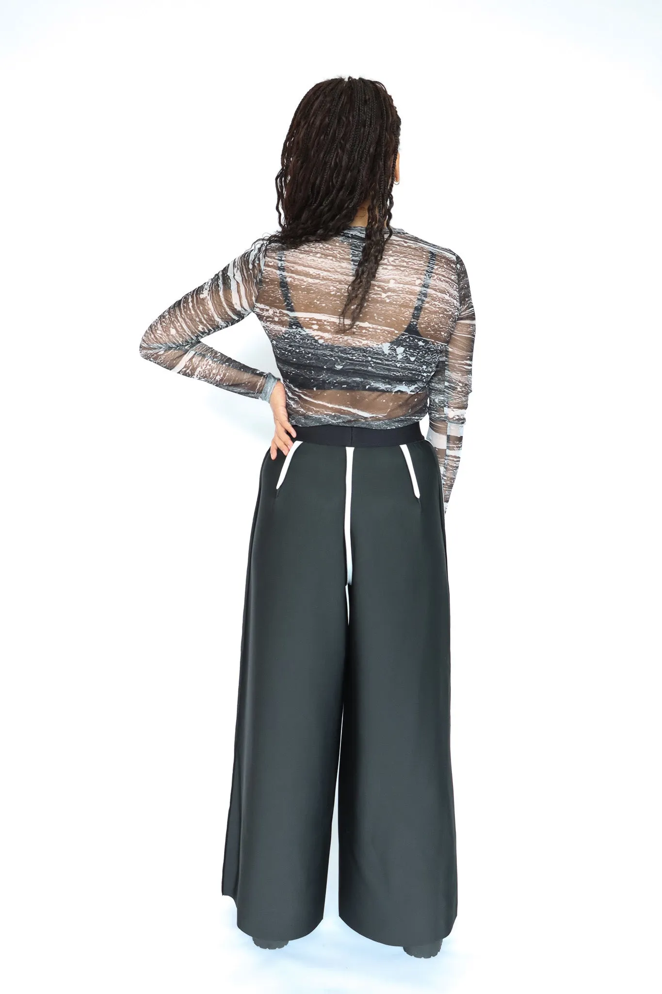 maria calderara Neoprene Super Wide Pants