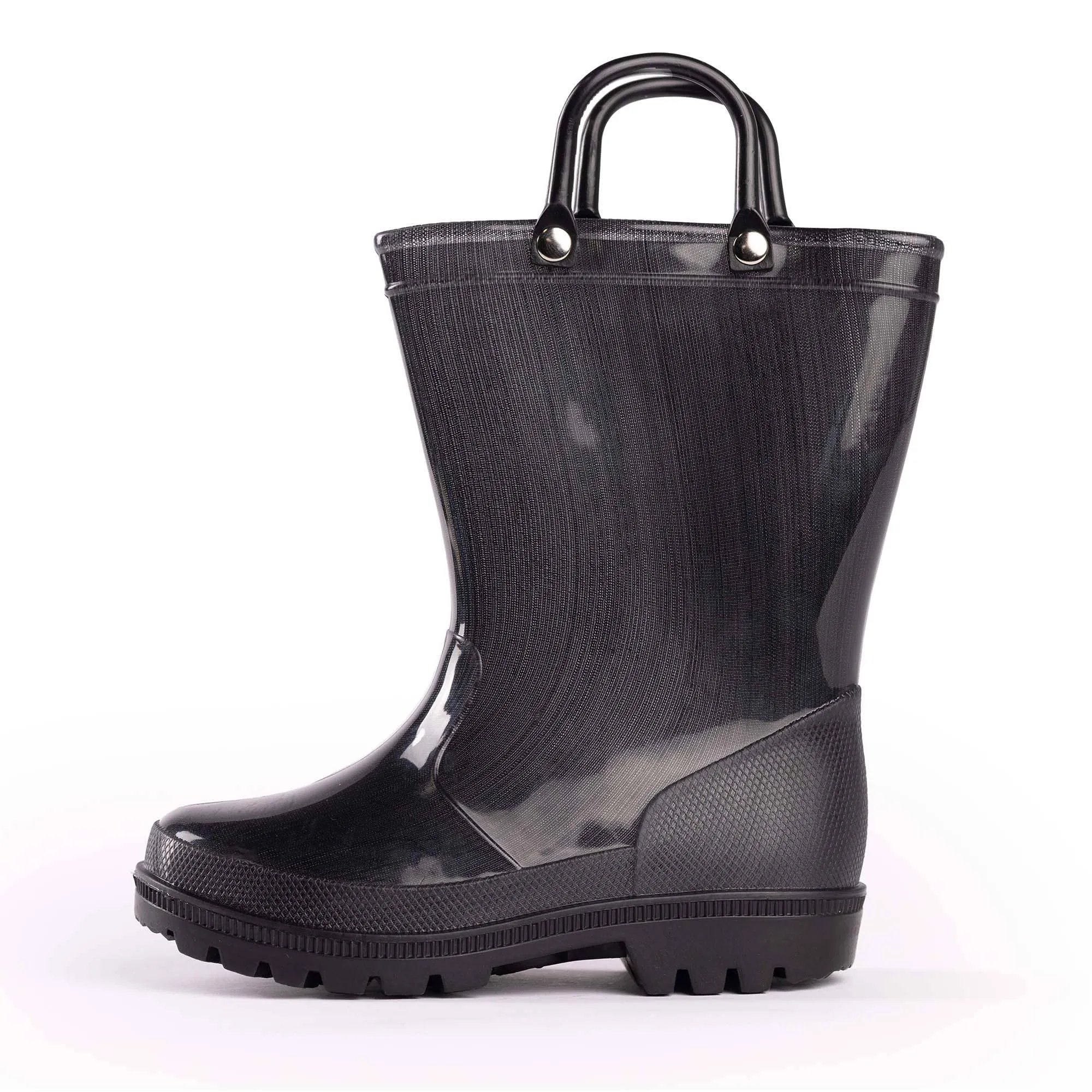 Norty Kids 11-3 Black PVC Rain Boot 20060