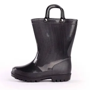 Norty Kids 11-3 Black PVC Rain Boot 20060