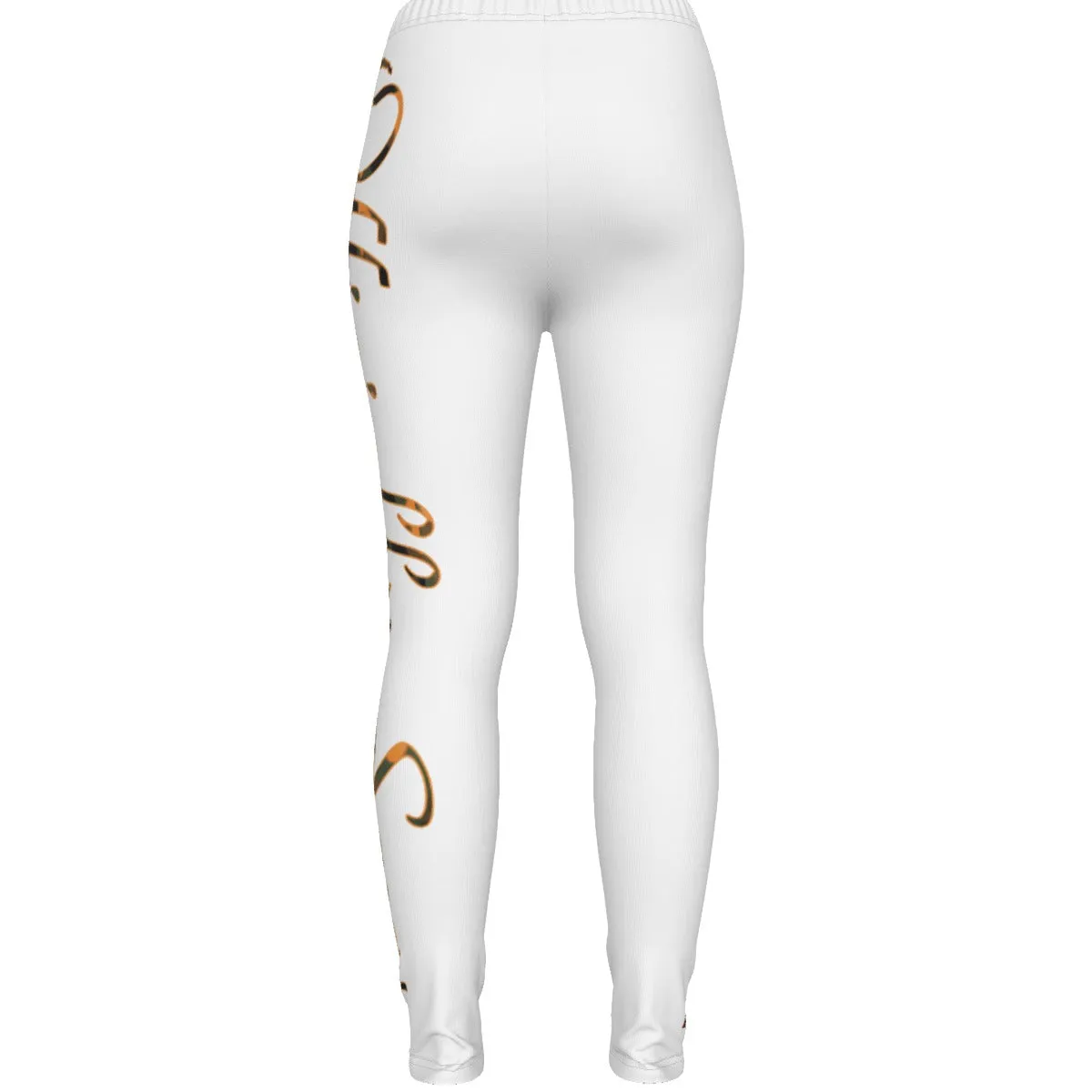 Officially Sexy Orange Army Camouflage Women's Black Ripped Leggings #1