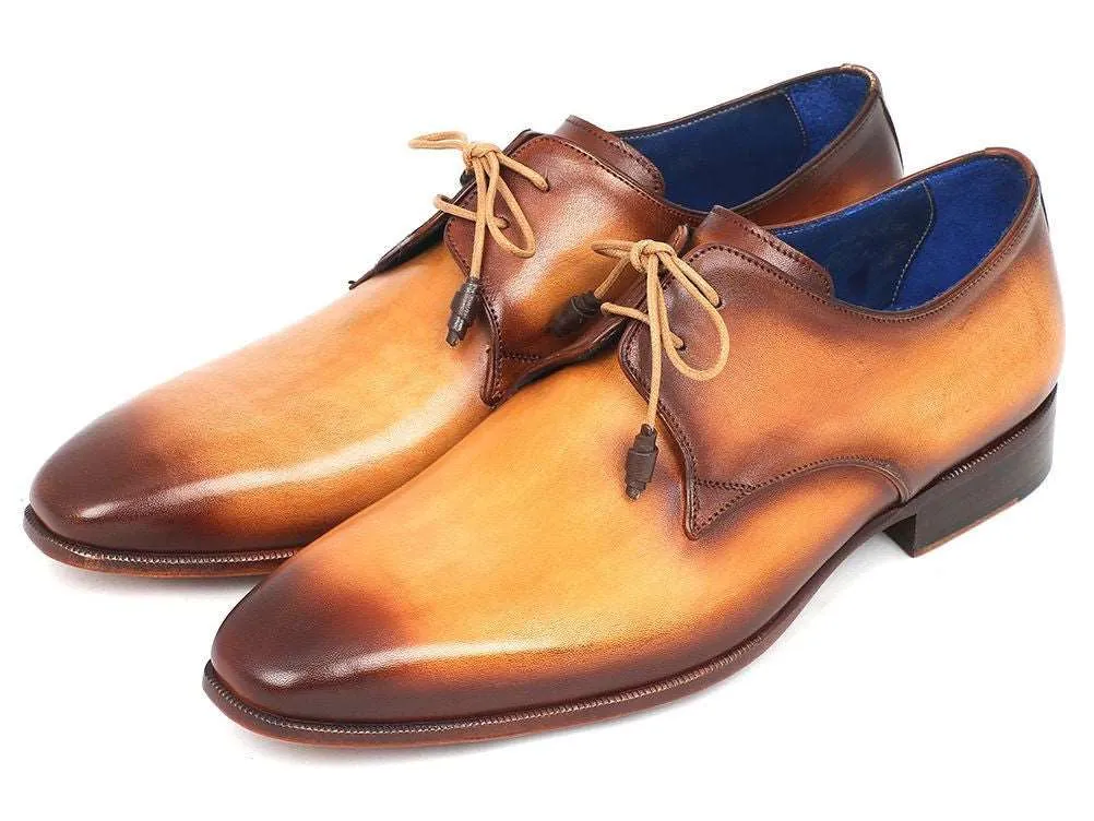 Paul Parkman Brown Camel Derby Shoes