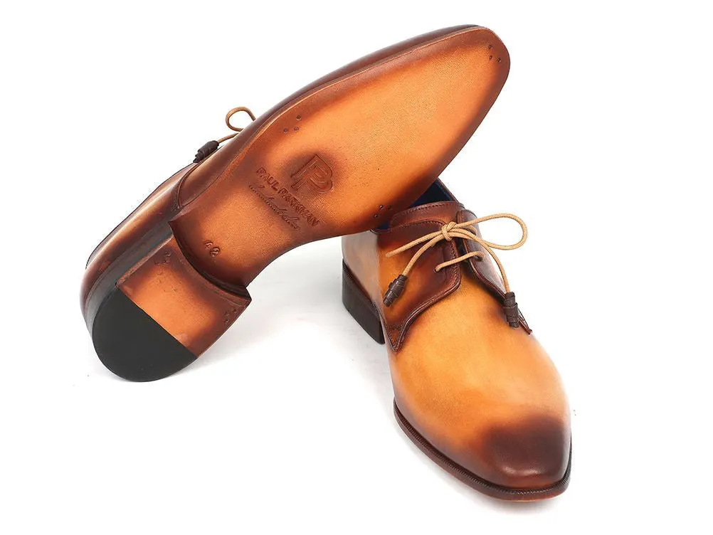 Paul Parkman Brown Camel Derby Shoes