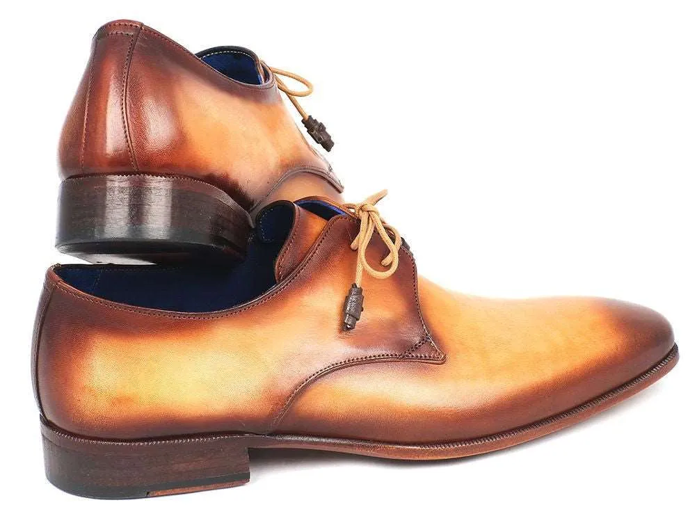 Paul Parkman Brown Camel Derby Shoes