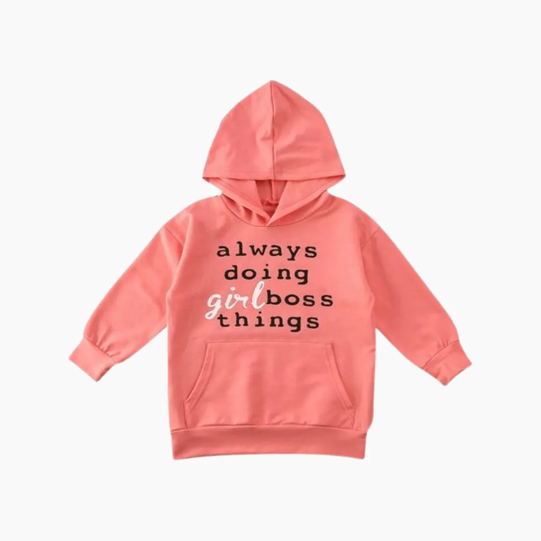 "Always Doing Girl Boss Things" Hoodie Dress