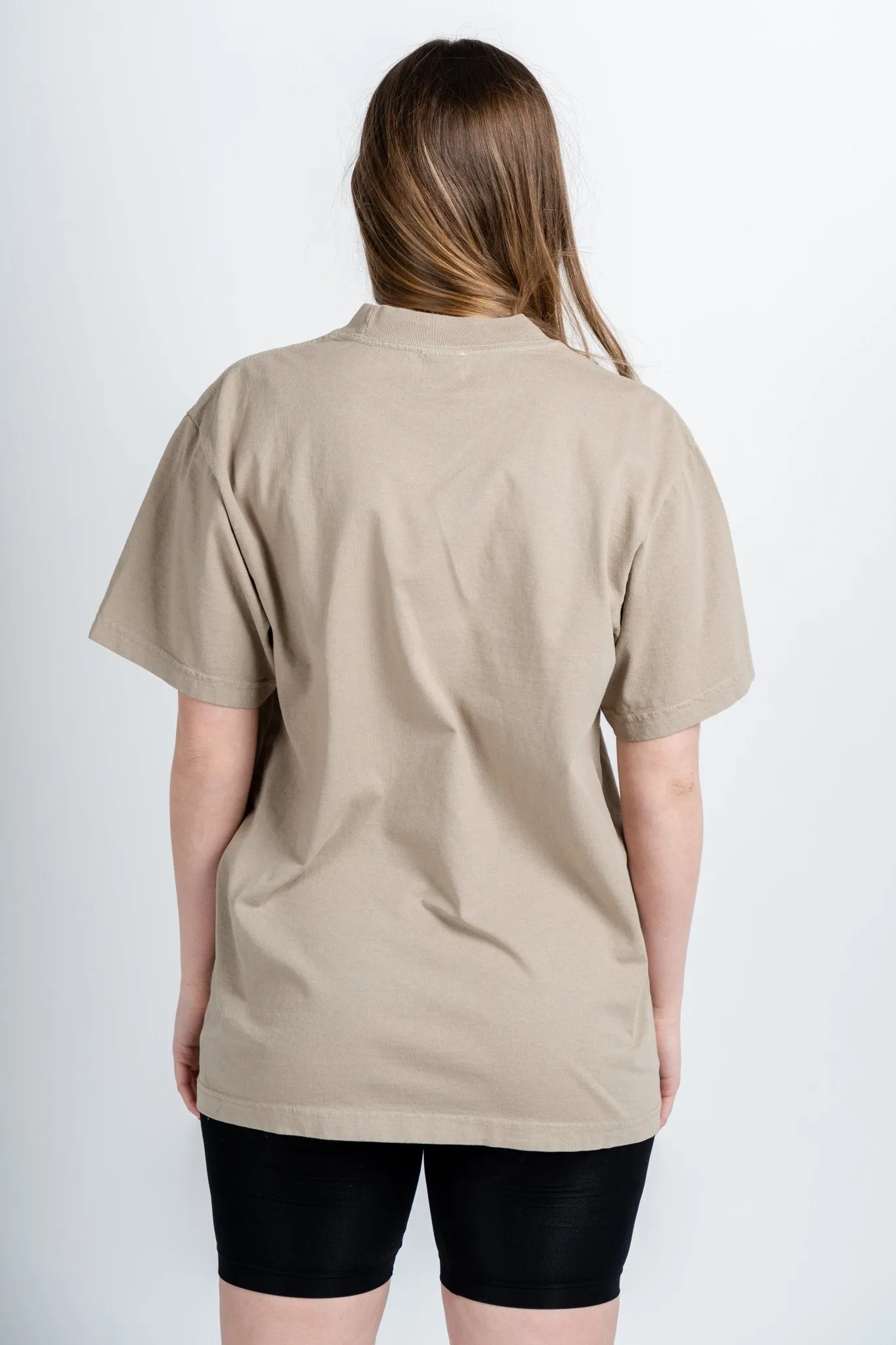 Self love club oversized graphic tee oatmeal